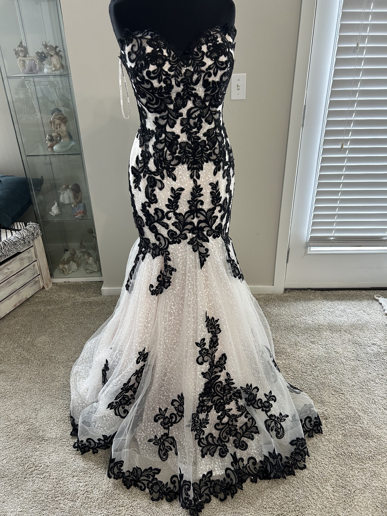 Maggie Sottero Black And White Mermaid Wedding Dress Maggie
