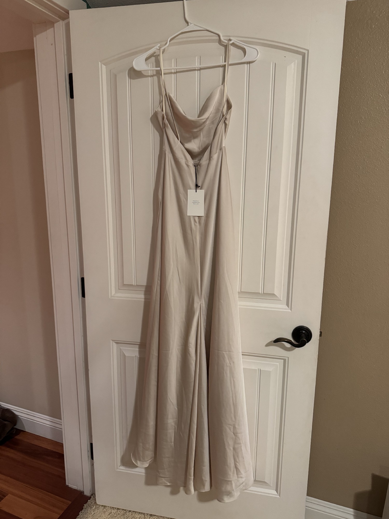 Fame And Partners, Strappy Draped Gown New Wedding Dress Save 17% -  Stillwhite