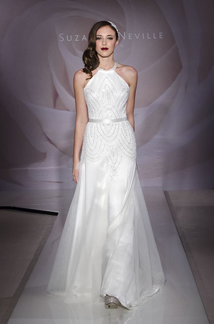 Suzanne Neville Deco Dress Vintage Rose Collection Used Wedding
