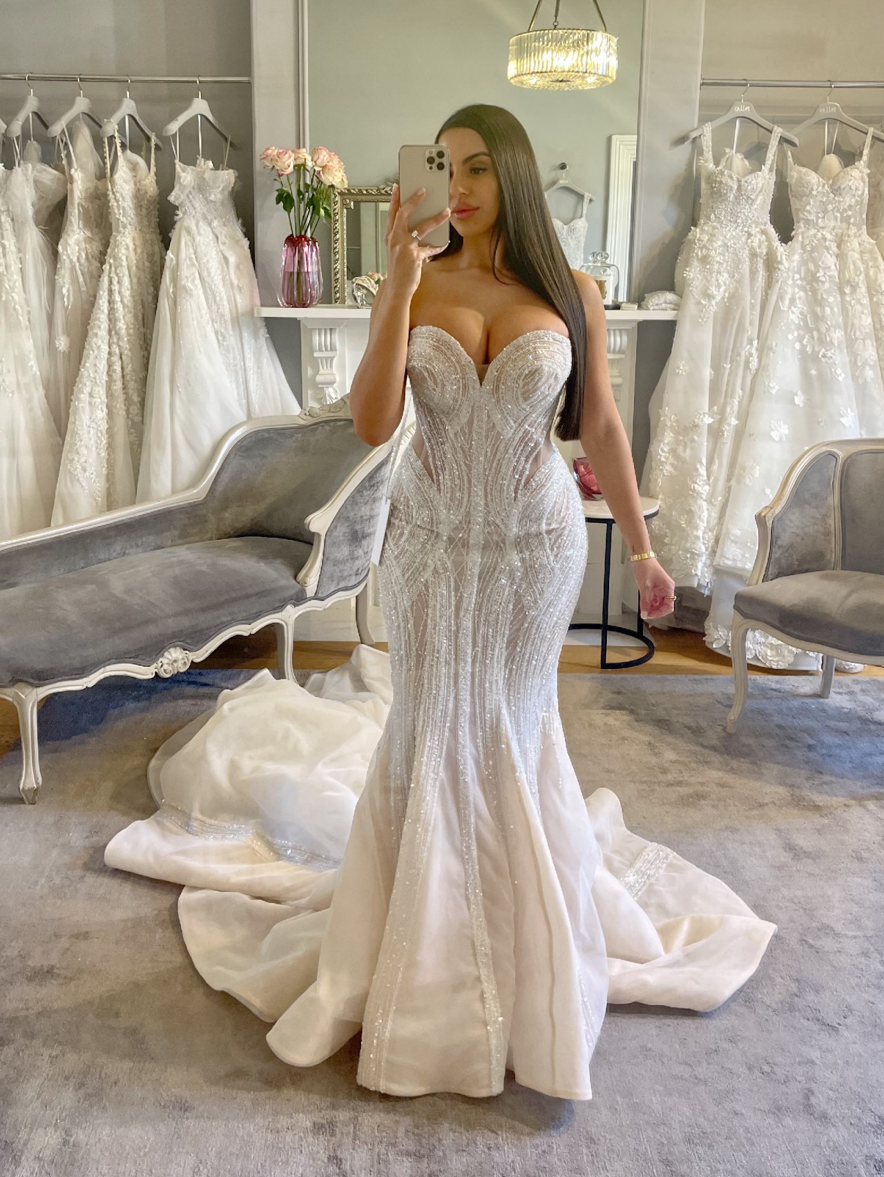 Pallas Couture Custom Made Wedding Dress Save 42% - Stillwhite