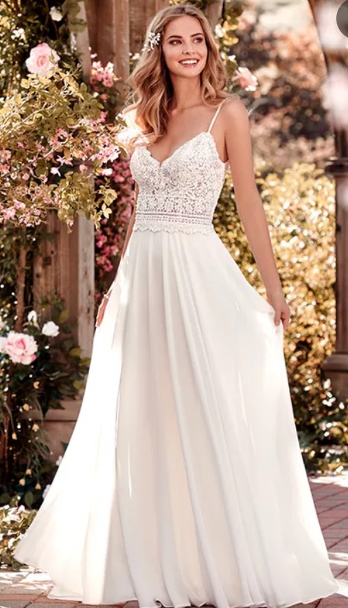Rebecca Ingram Juniper 11126-102 Preowned Wedding Dress Save 70% ...