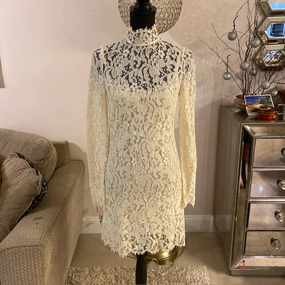 how to wear white lace dress White Lace Dress – Willella's Boutique main image 0