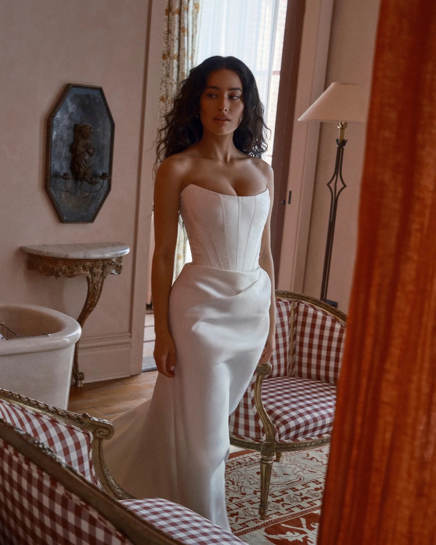 gold corset wedding dress artema main image 0