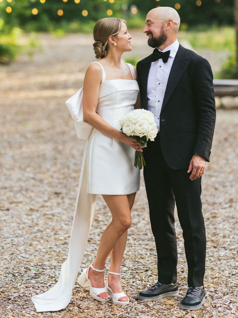 Prea James, Winona Mini Dress & Bowie Bow Wedding Dress Save 42