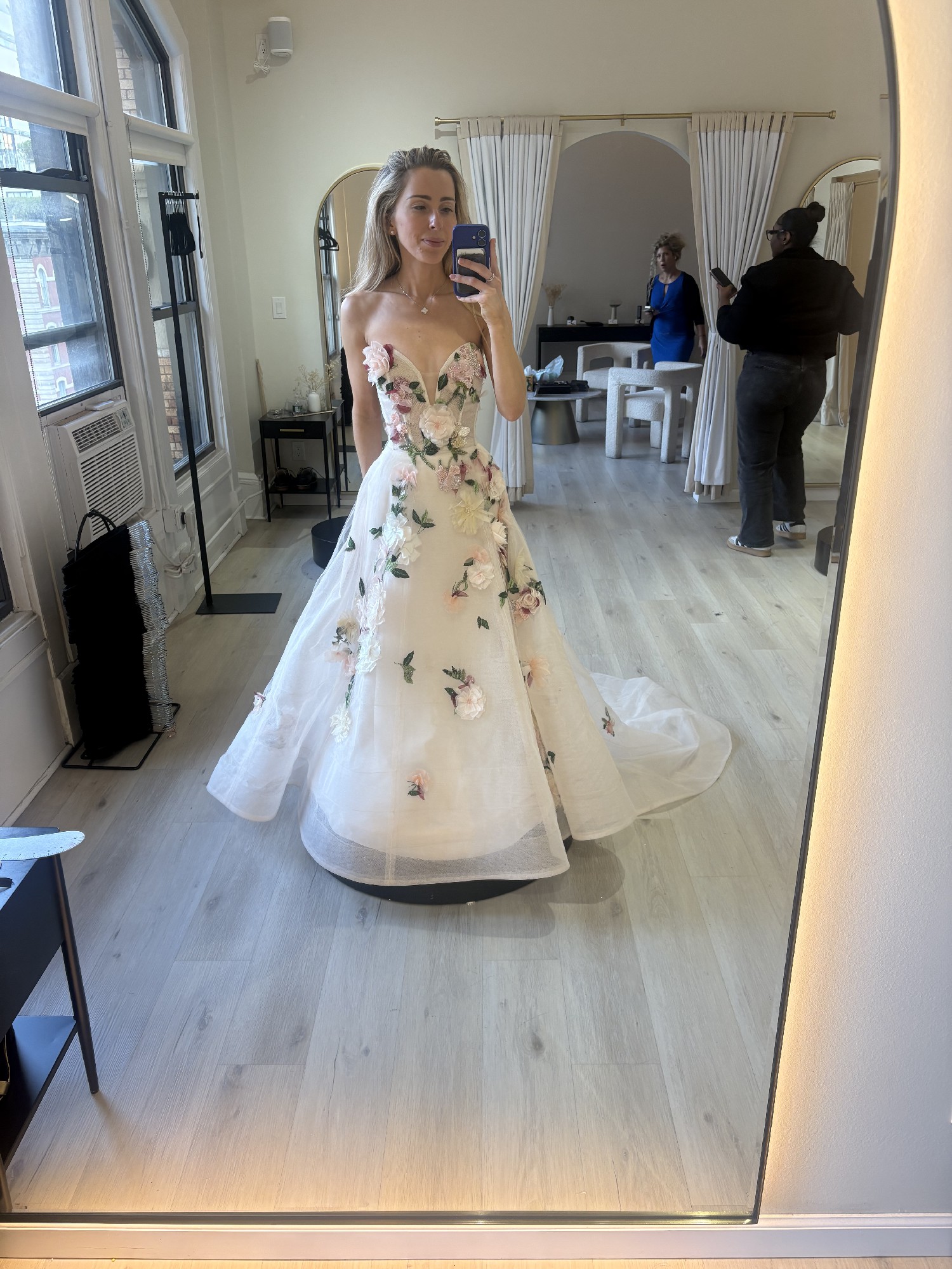 sachin and babi light blue dress ML Monique Lhuillier Evening Dresses & Gowns Collection