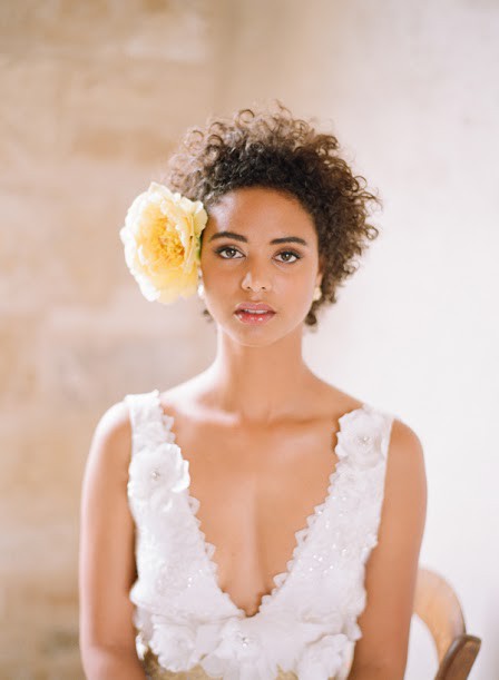 All-Natural Wedding HairDo All-Natural Wedding HairDo