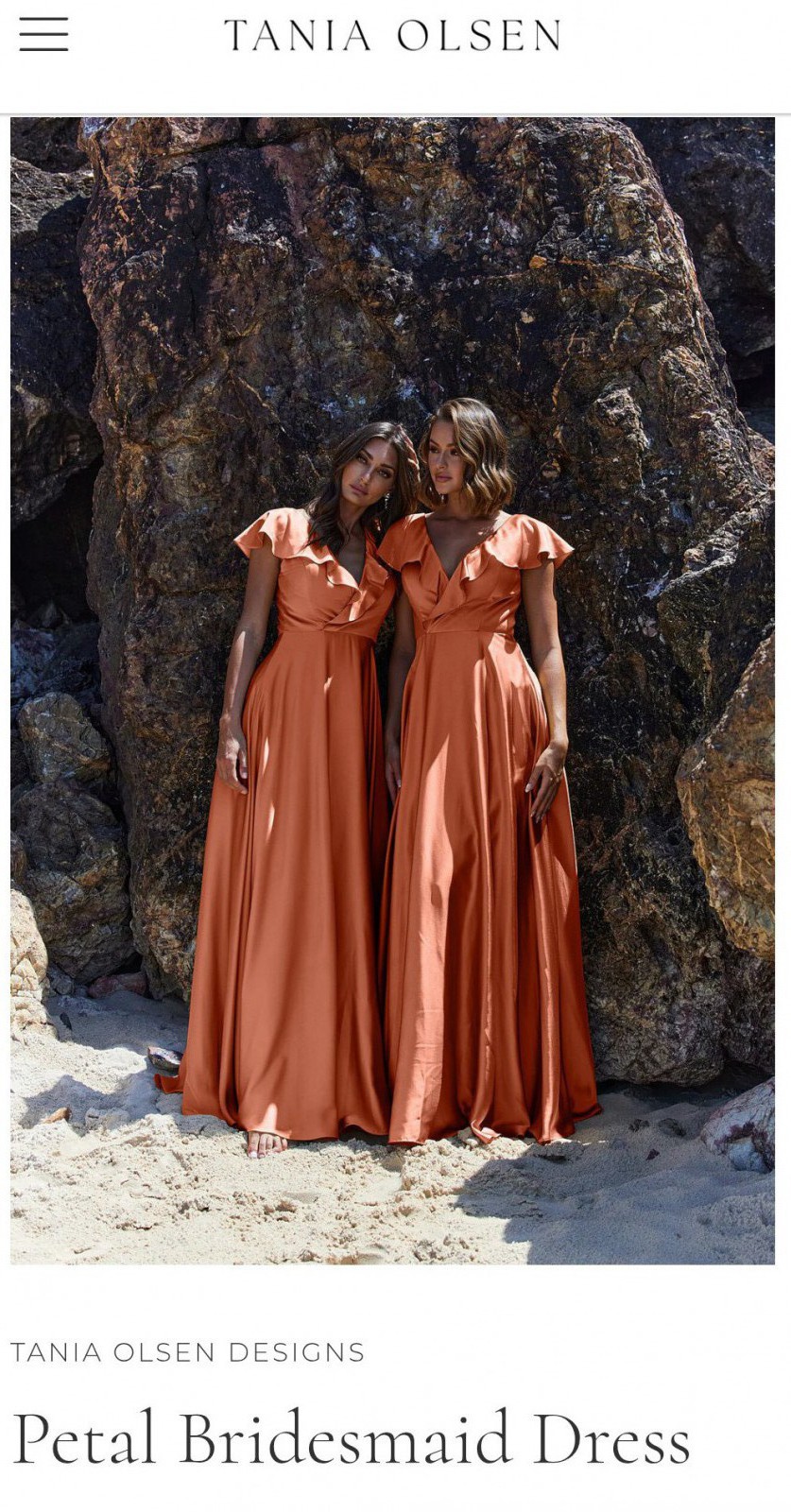 Tania Olsen Designs, Petal Bridesmaid Dress Tania Olsen Designs, Petal Bridesmaid Dress