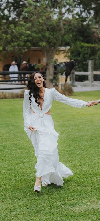 white cut out maxi dress Apolline White Cut-Out Maxi Dress main image 1