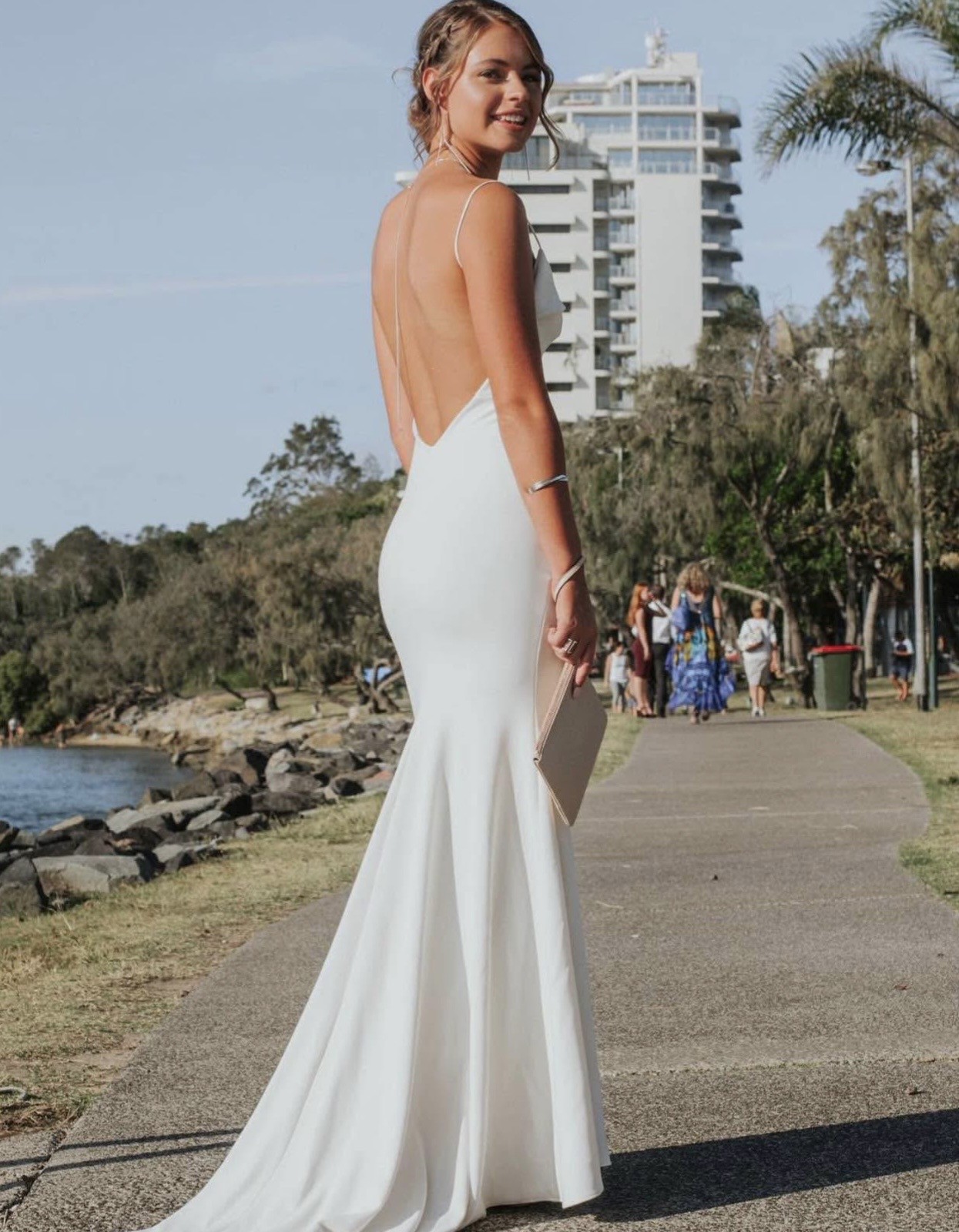 sachin and babi light blue dress How to Choose a Formal Dress for Your Body Type main image 1