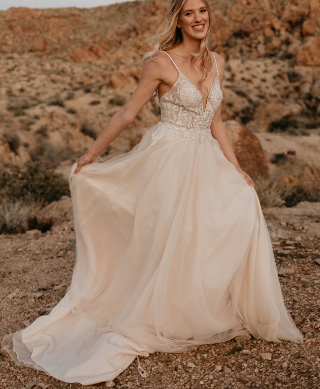 does david's bridal run small