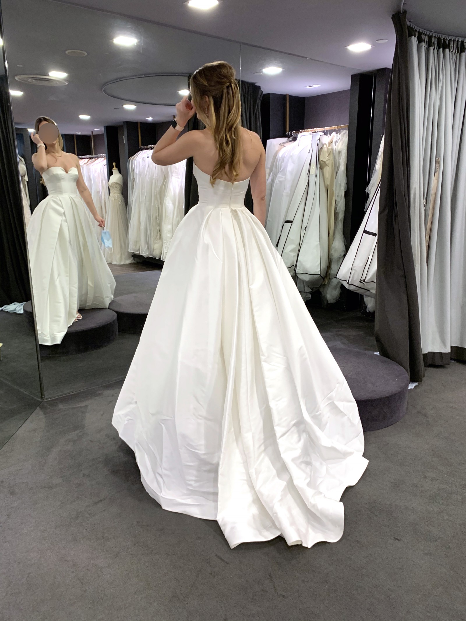 Reem Acra Flock of Angels - plain white New Wedding Dress Save 25% ...