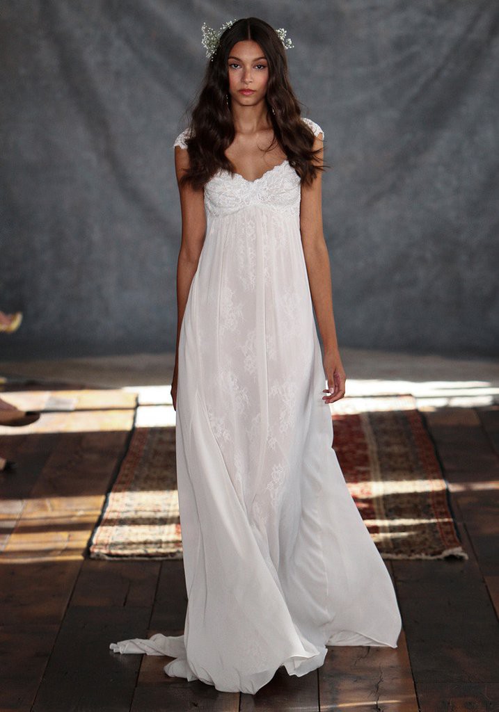 Flowing Wedding Dresses  Ethereal Gowns by Claire Pettibone