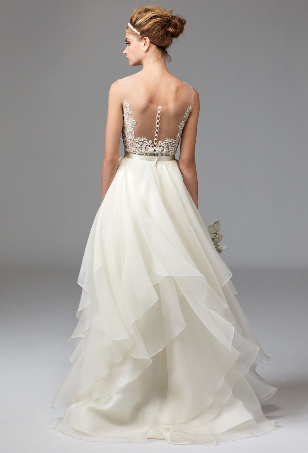 Watters Odelia Bodysuit  Bridal bodysuit, Bridal separates, Two piece  wedding dress
