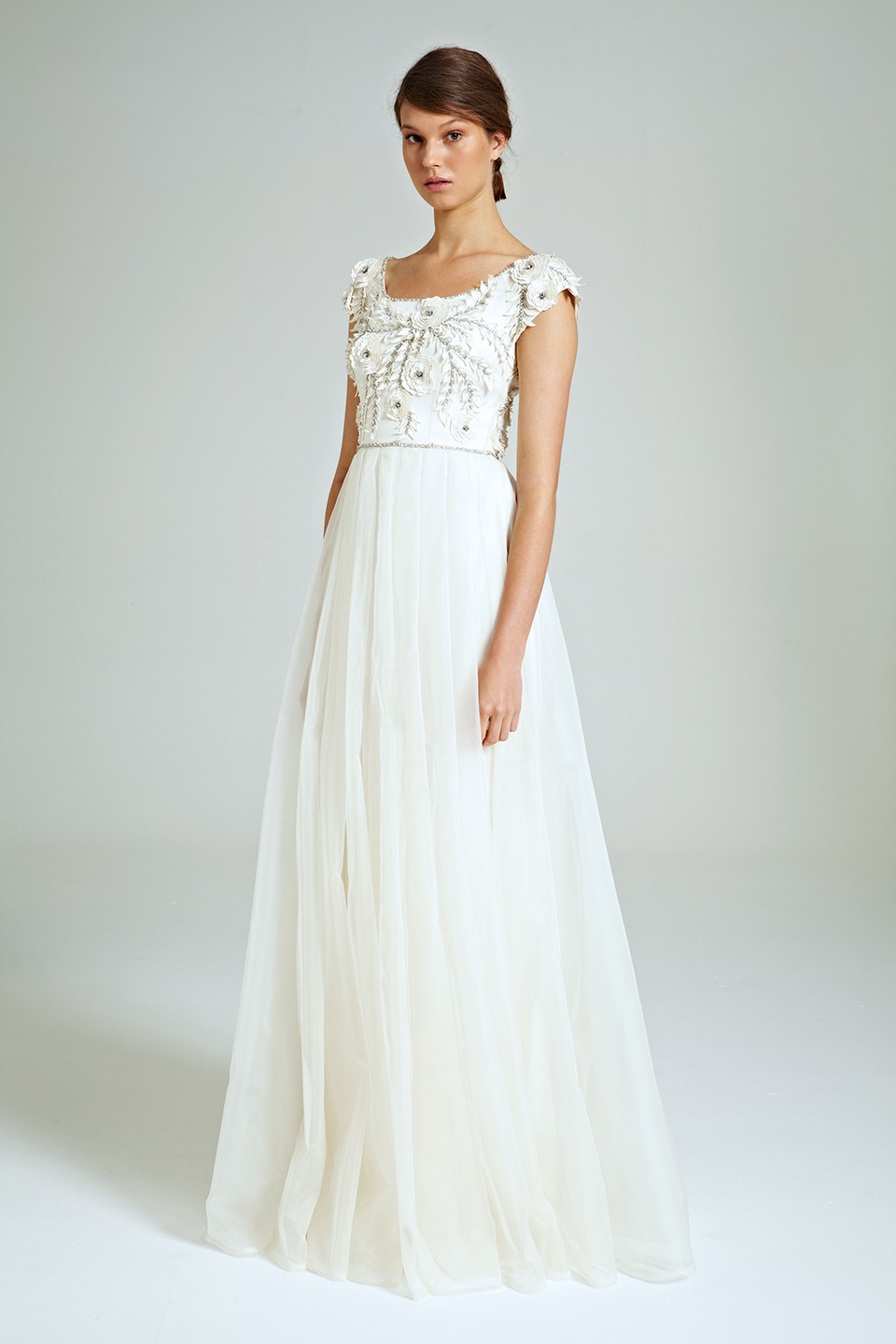 Collette Dinnigan Silk And Diamond Petals Sample Wedding Dress