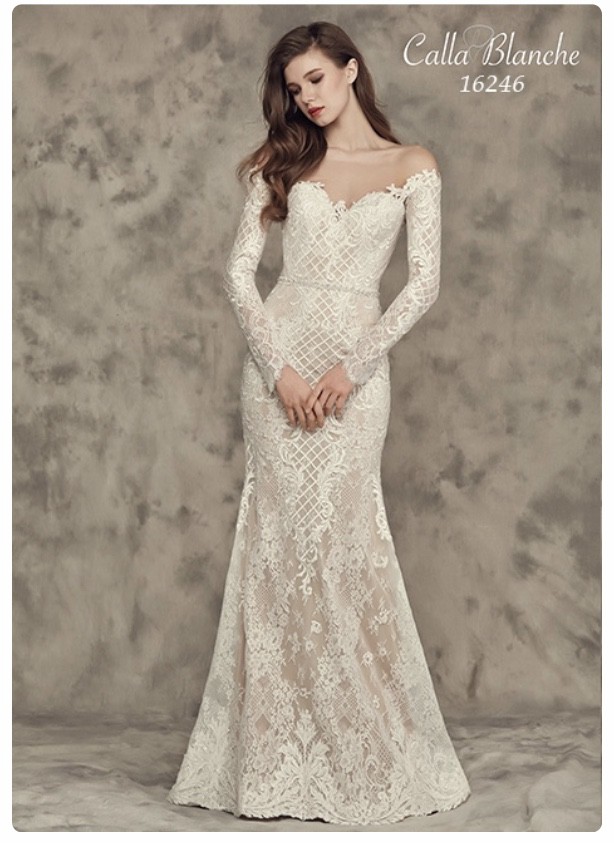 Calla Blanche 16246 New Wedding Dress 