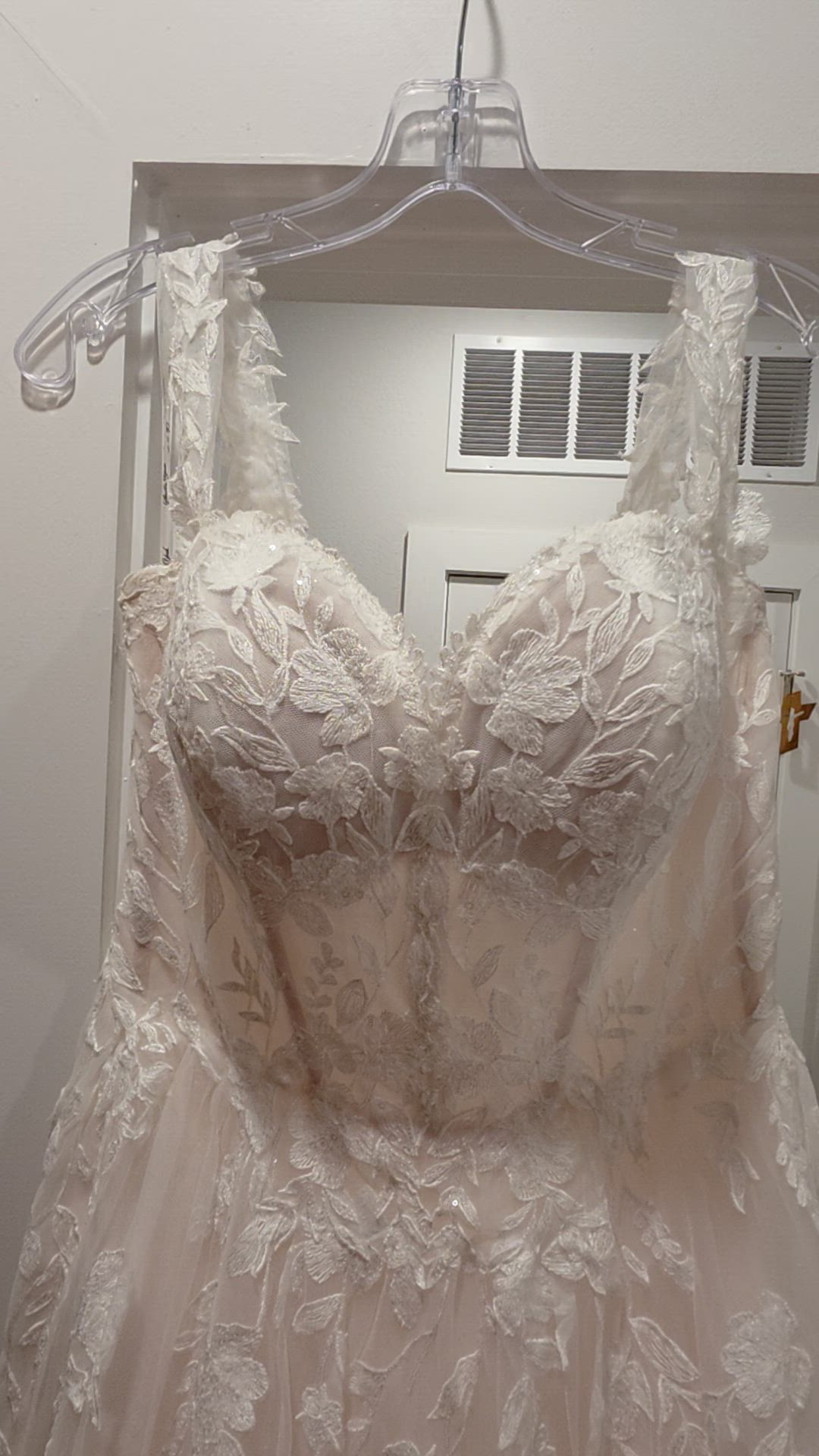 Stella York, 7849 Romantic Lace and Tulle A-Line Wedding Dress
