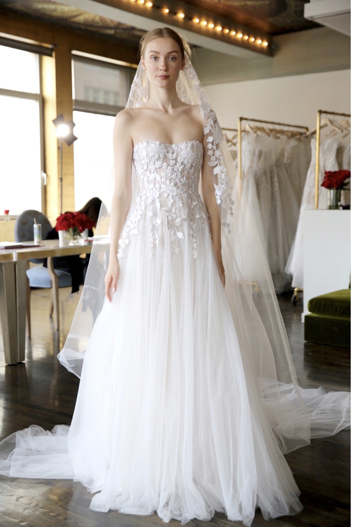 Reem Acra Promises Wedding Dress Save 50% - Stillwhite