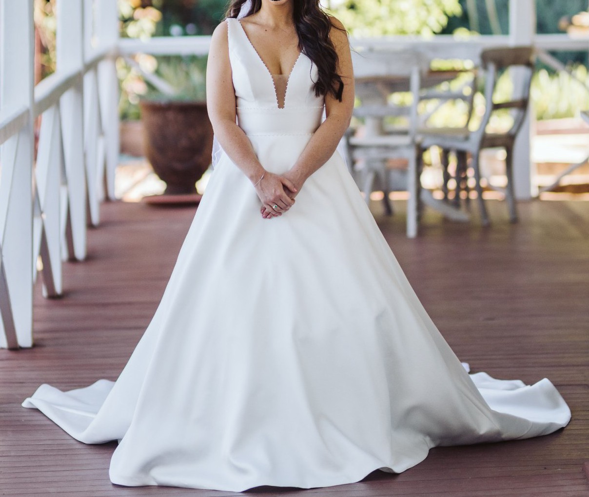 Maggie Sottero Raven Mikado A Line Wedding Dress Stillwhite