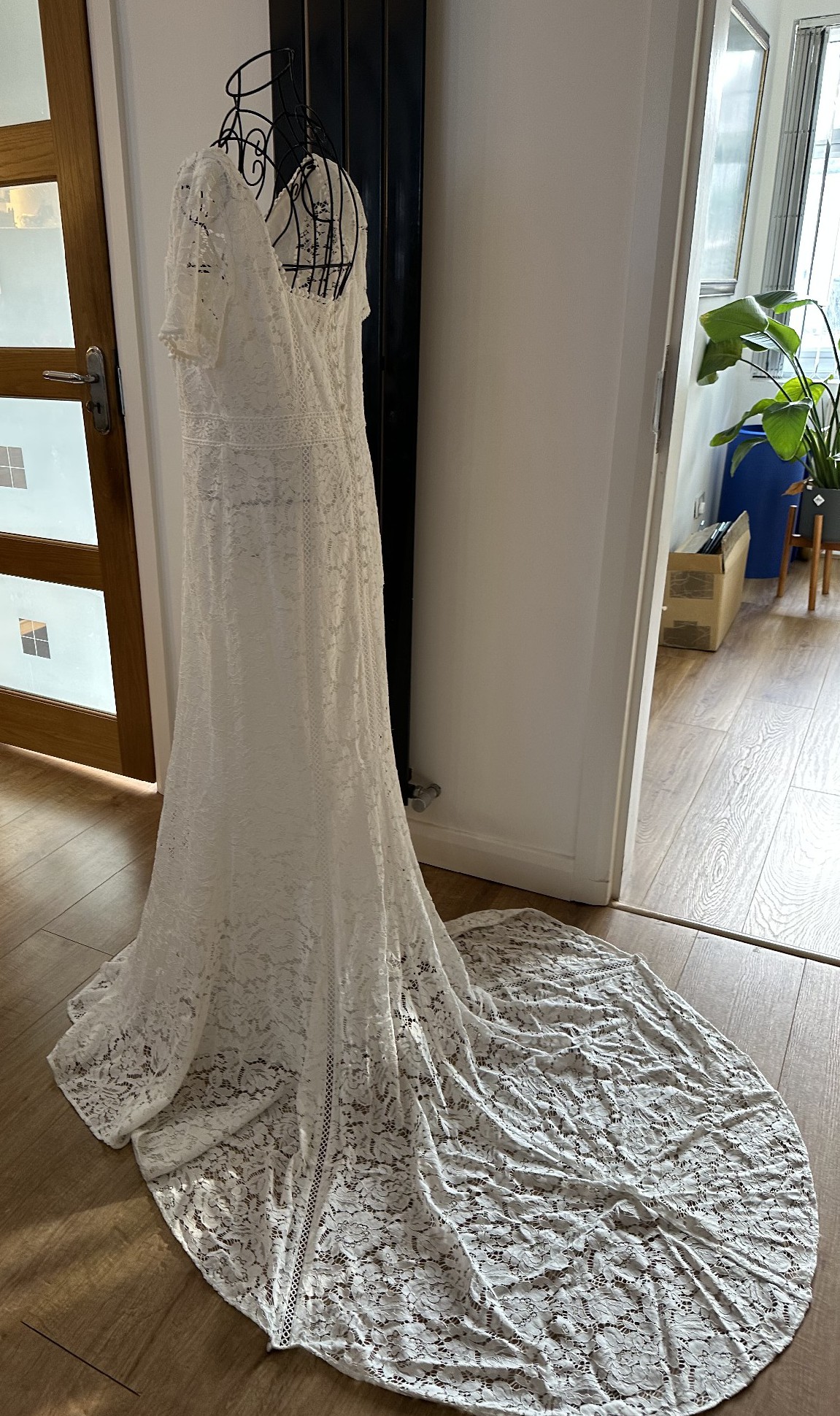 Monsoon lace wedding sales dress