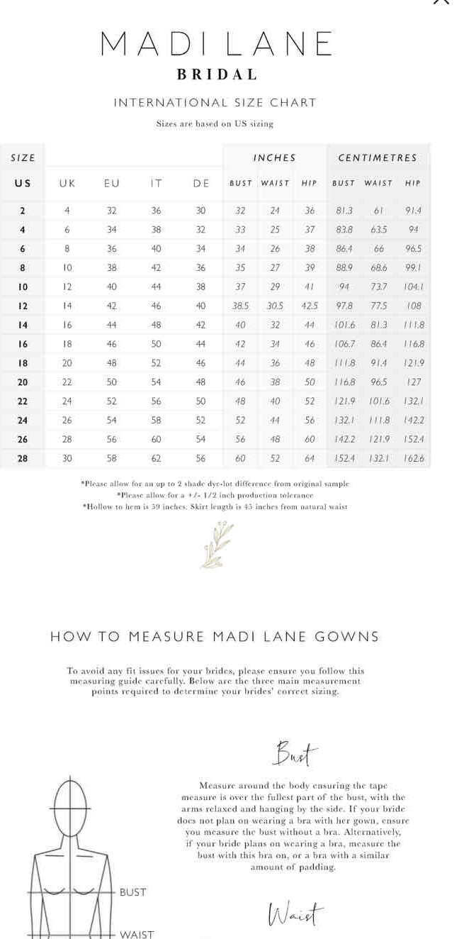 Madi Lane, Fleur Sample Wedding Dress Save 61 Stillwhite