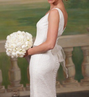 Vera Wang Mallory Spring 2014 Custom Fit Used Wedding Dress On