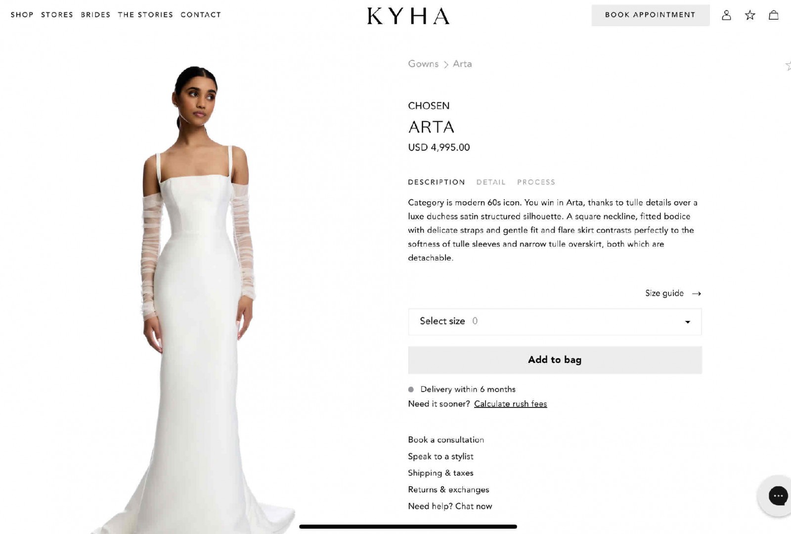 KYHA Arta gown Wedding Dress Save 54 Stillwhite