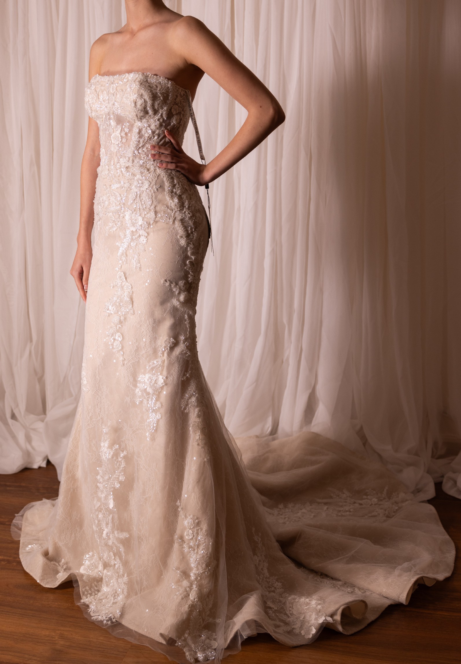 white christmas dresses Demetrios 1186 main image 1