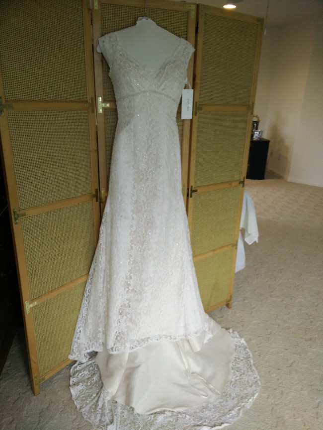 David's Bridal T9612 New Wedding Dress Save 50% - Stillwhite
