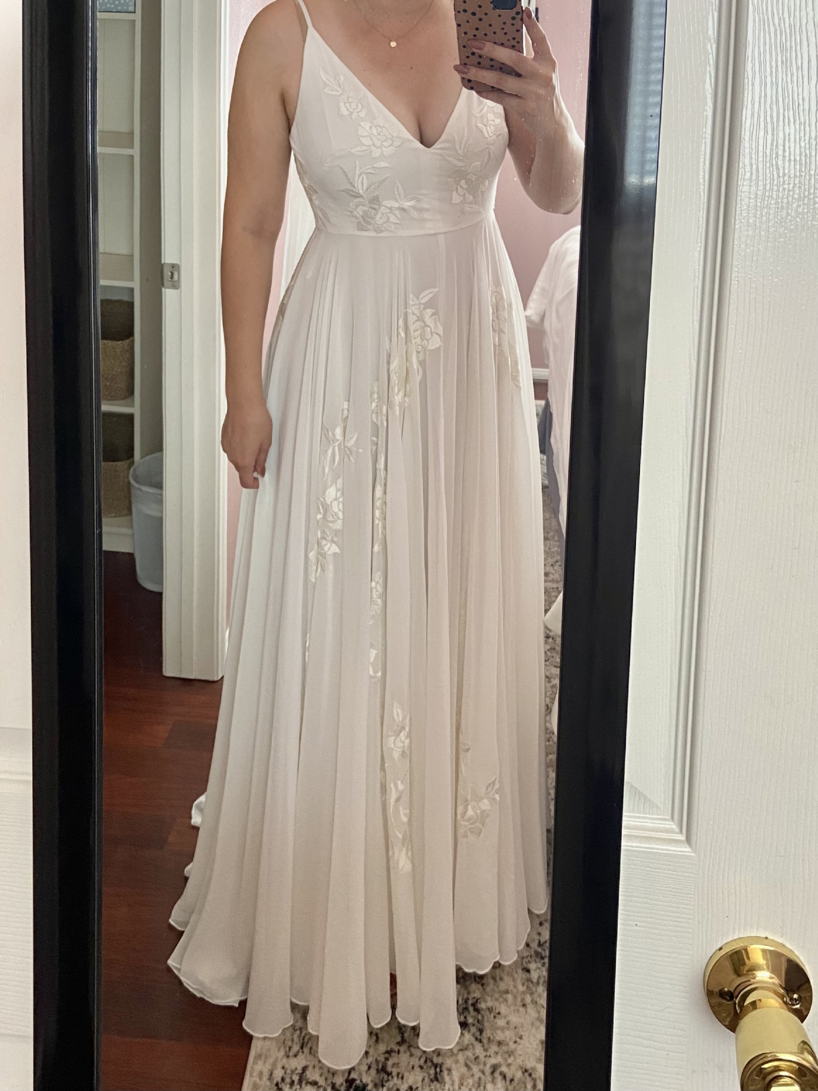 BHLDN, Bonaire V-Neck Embroidered Wedding Gown New Wedding Dress Save 41% -  Stillwhite