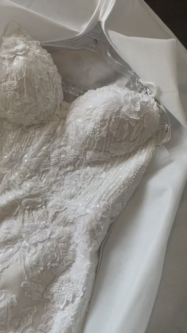 Martina Liana Capri 1390 with Custom Adjustments Wedding Dress Save 56% ...