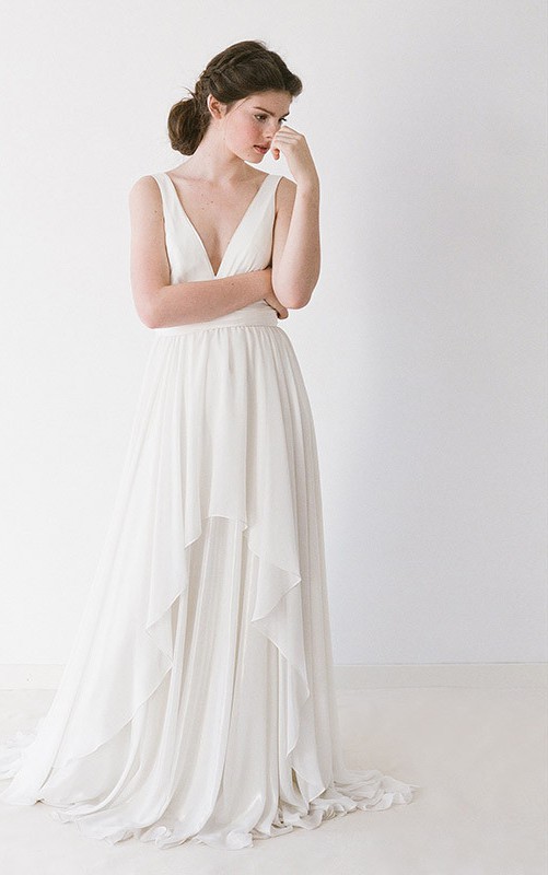 Truvelle Brianna w skirt alteration  New Wedding  Dress  
