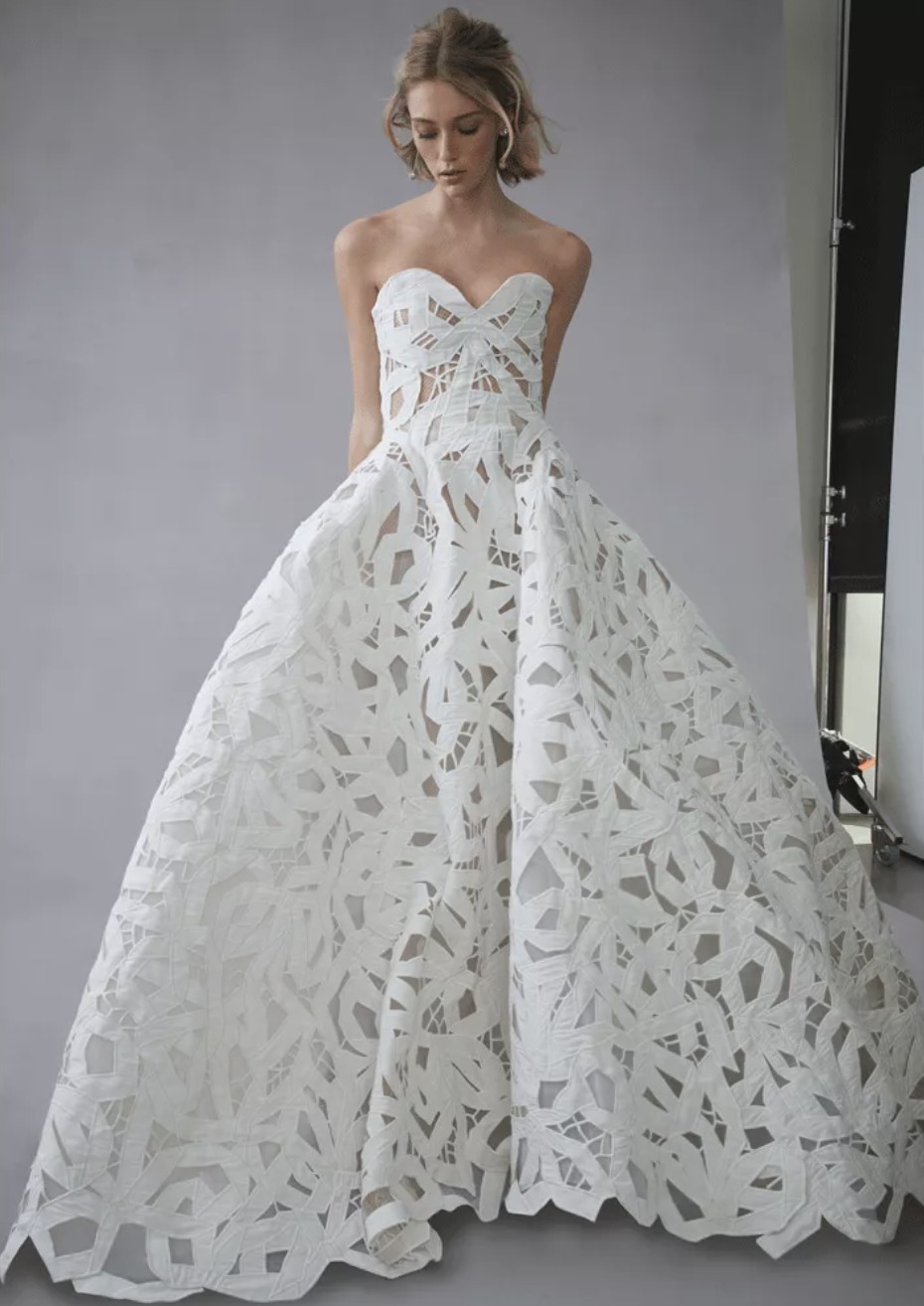 Oscar de la Renta BRIDAL COLLECTION SPRING 2022 Look 5 Wedding Dress