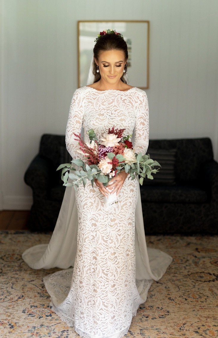 Orla Gown, Lace Wedding Dress