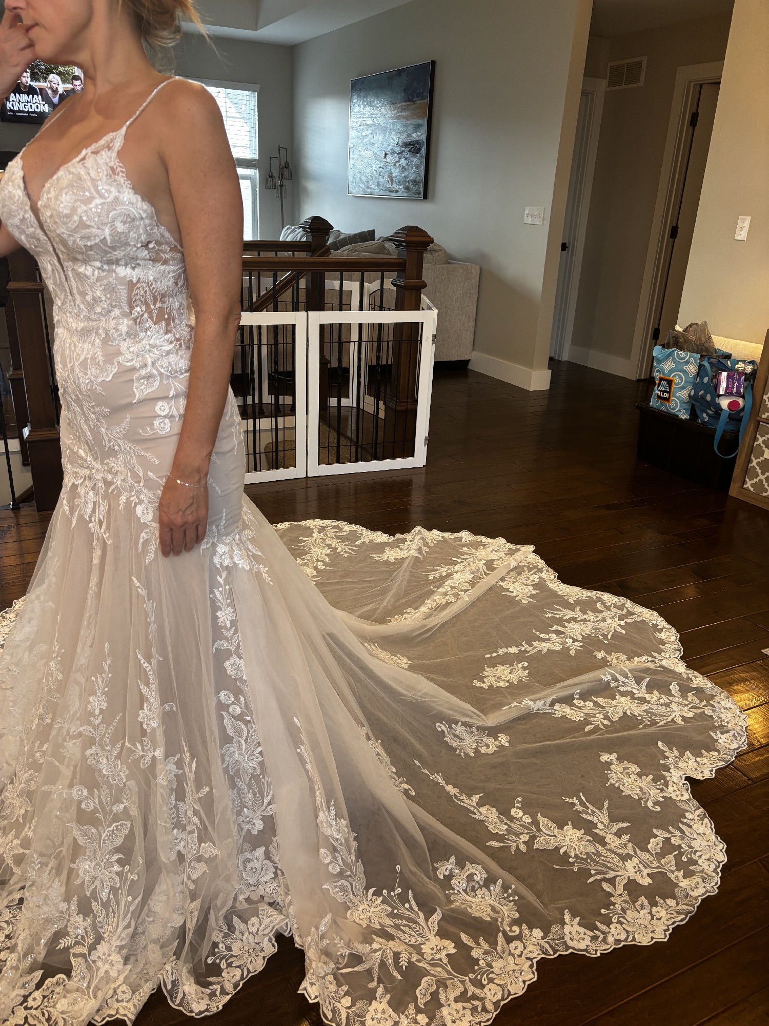 Essense of Australia, New with Tags - d2770 Sexy Backless Mermaid Gown w  New Wedding Dress Save 28% - Stillwhite