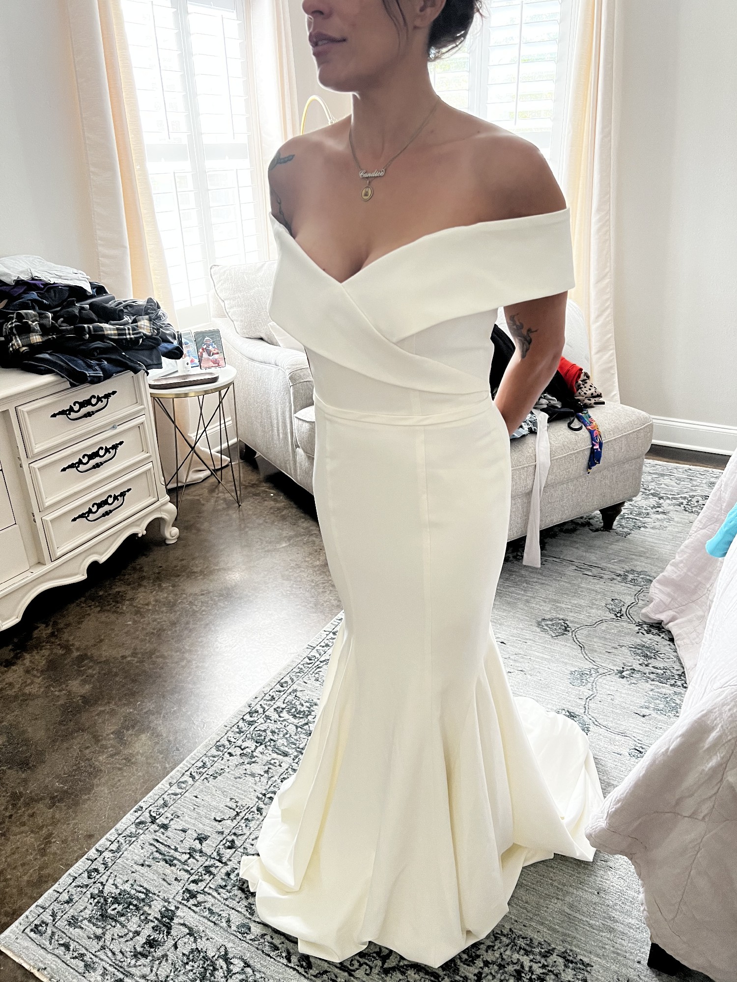 Lotti white wedding dress
