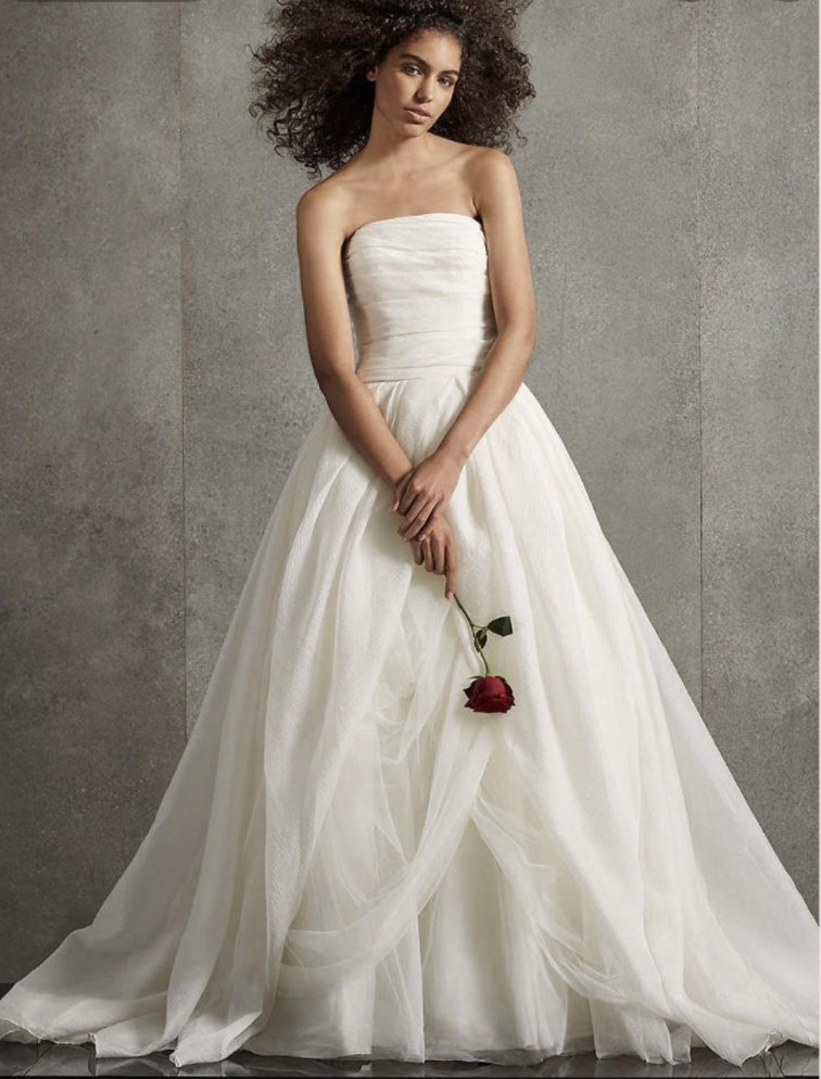 Vera Wang White VW351178 New Wedding Dress Save 62% - Stillwhite