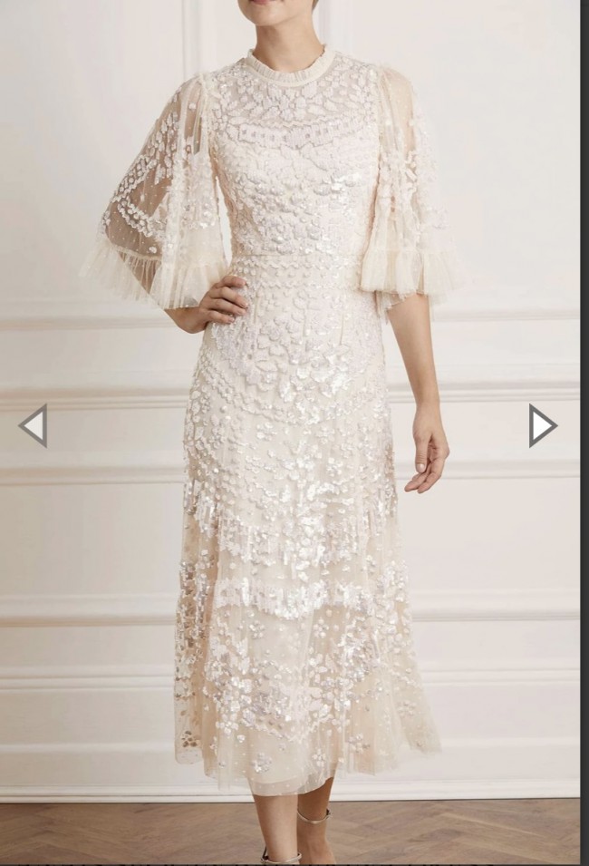 needle and thread anais sequin gown