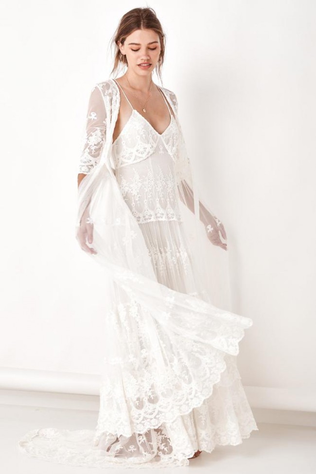 canyon moon mesh gown