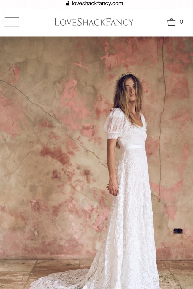 love shack fancy gown