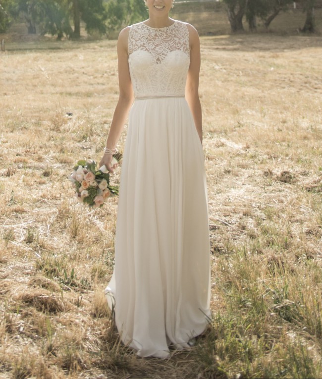 Sarah Seven Mademoiselle Preloved Wedding Dress on Sale 74