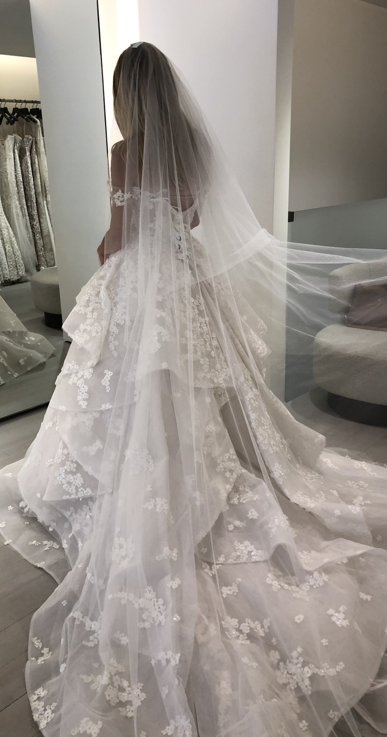 Monique Lhuillier Everest Preowned Wedding Dress Save 50% - Stillwhite