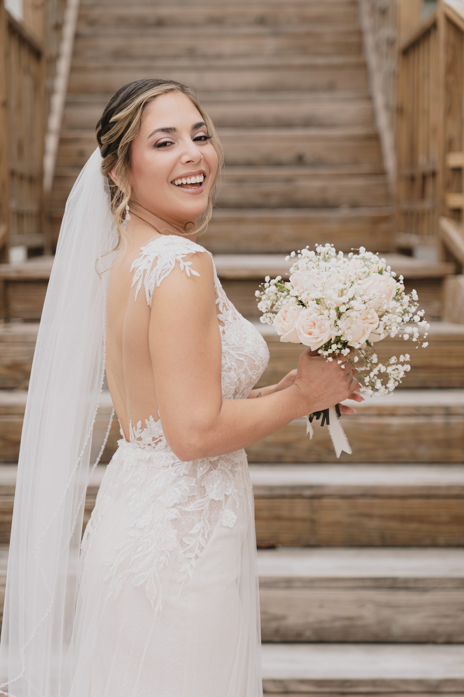 thick strap lace wedding dress Rachel Allan RB2201 - Long Embroidered Tulle, Beading, Satin Sheath Dress main image 1