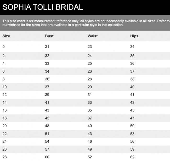 Sophia Tolli Wedding Dress Y11966