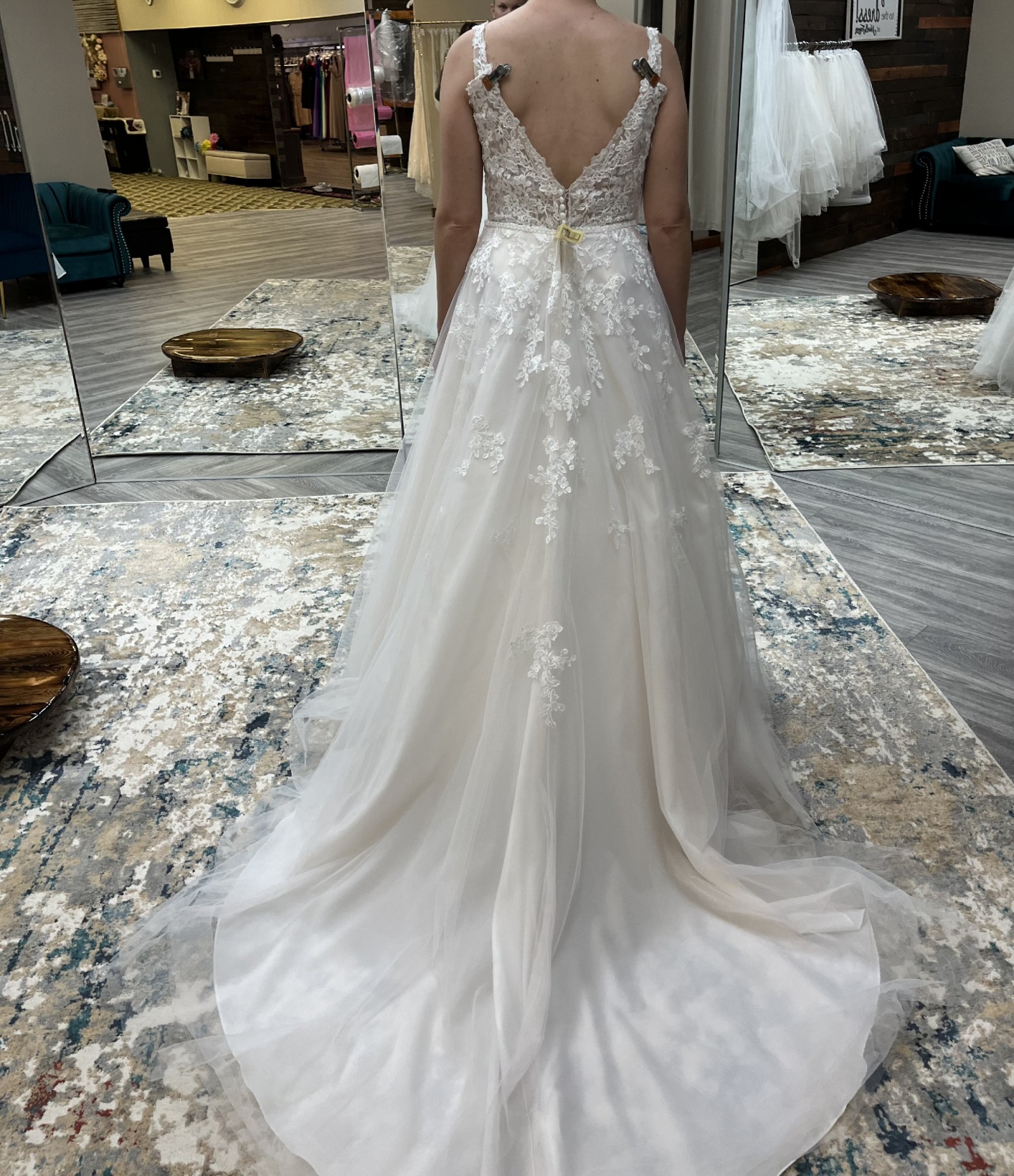 Rebecca Ingram Miriam New Wedding Dress Save 61% - Stillwhite