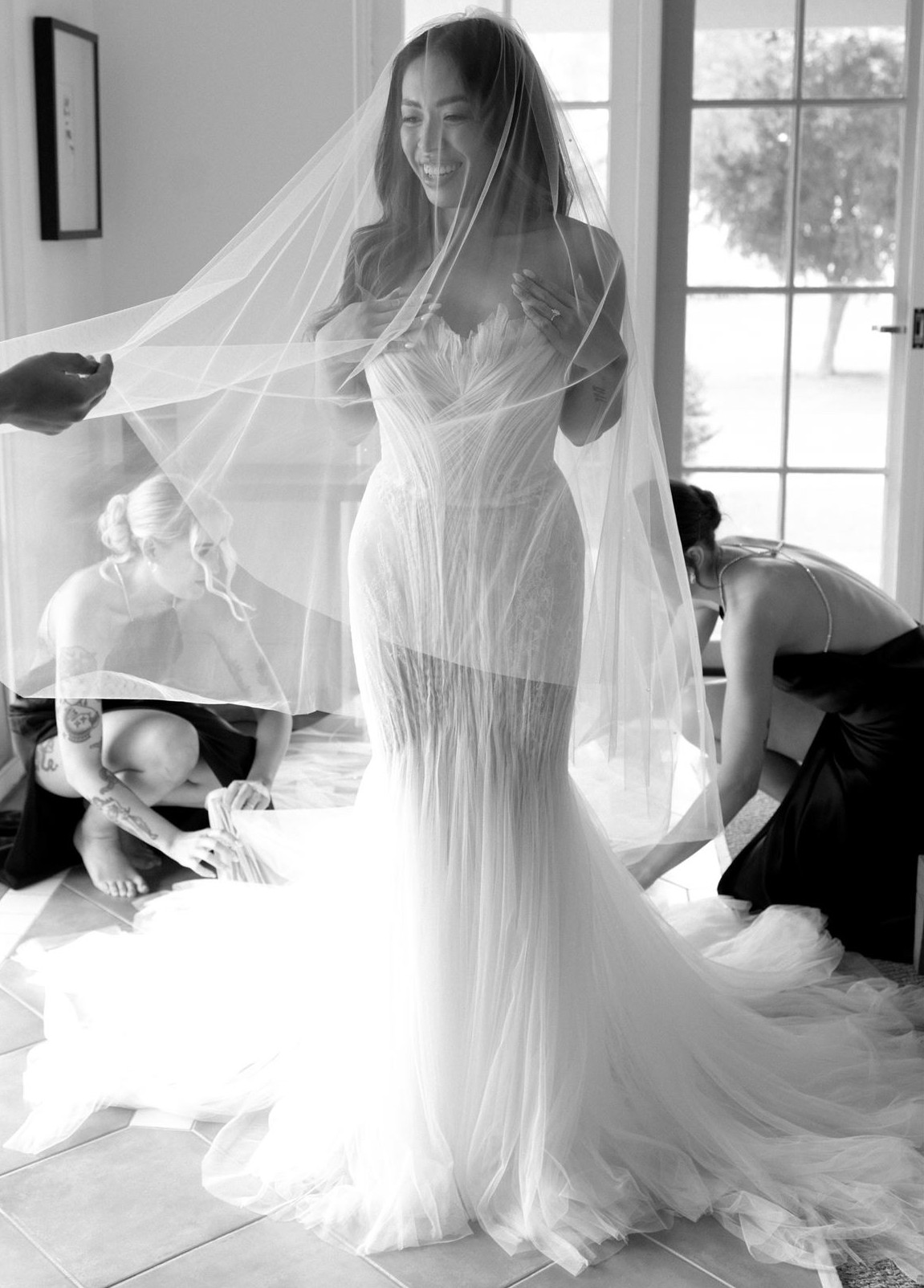 Coral Confortti, Custom Made Wedding Dress Save 49% - Stillwhite