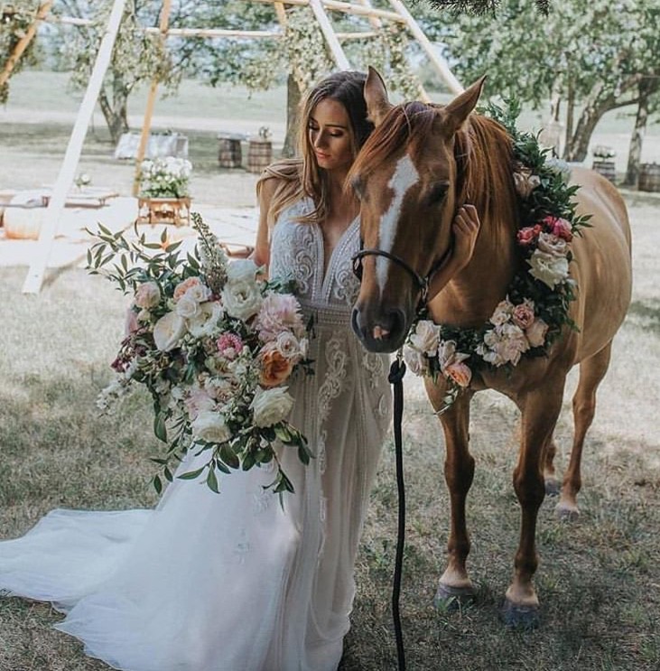 Second hand clearance boho wedding dress