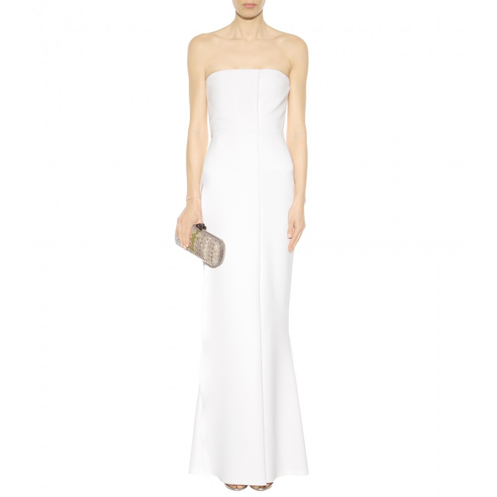 Victoria Beckham White Crepe Dress New Wedding Dress Save 78% - Stillwhite