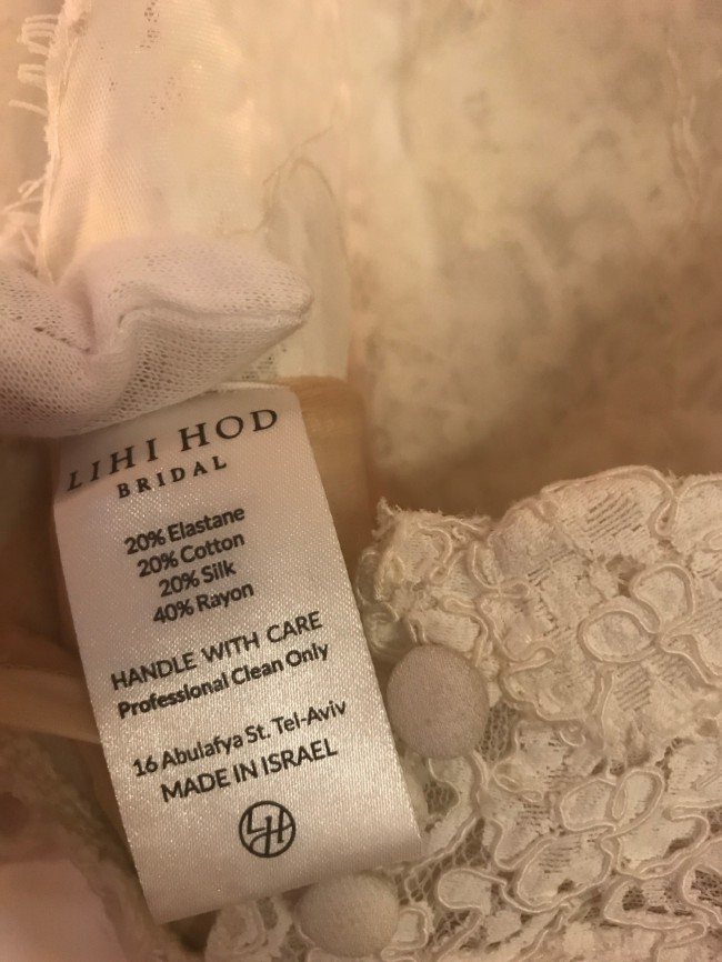 Lihi Hod White Orchid Used Wedding Dress Save 38% - Stillwhite