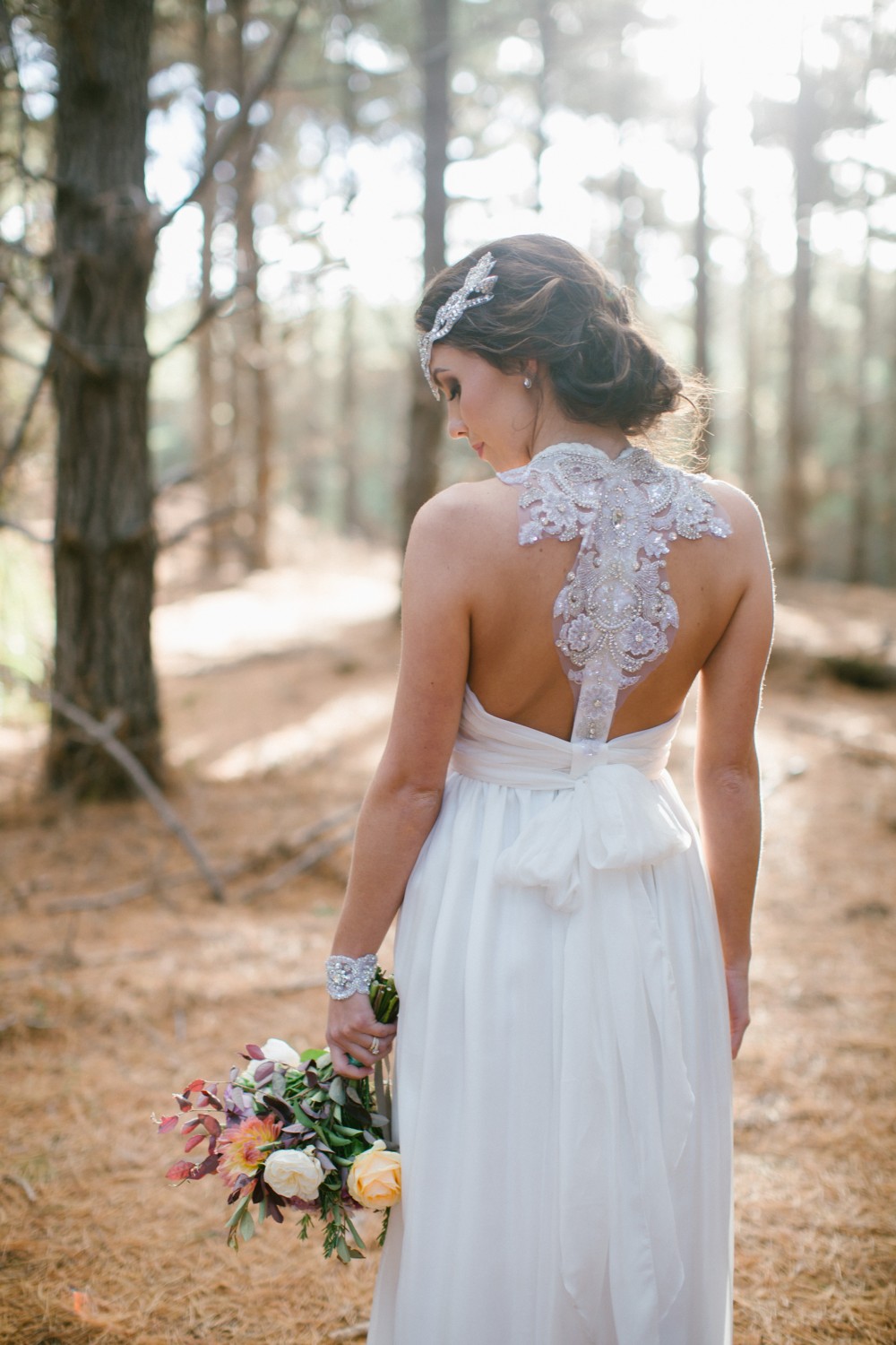 Second hand anna outlet campbell wedding dress