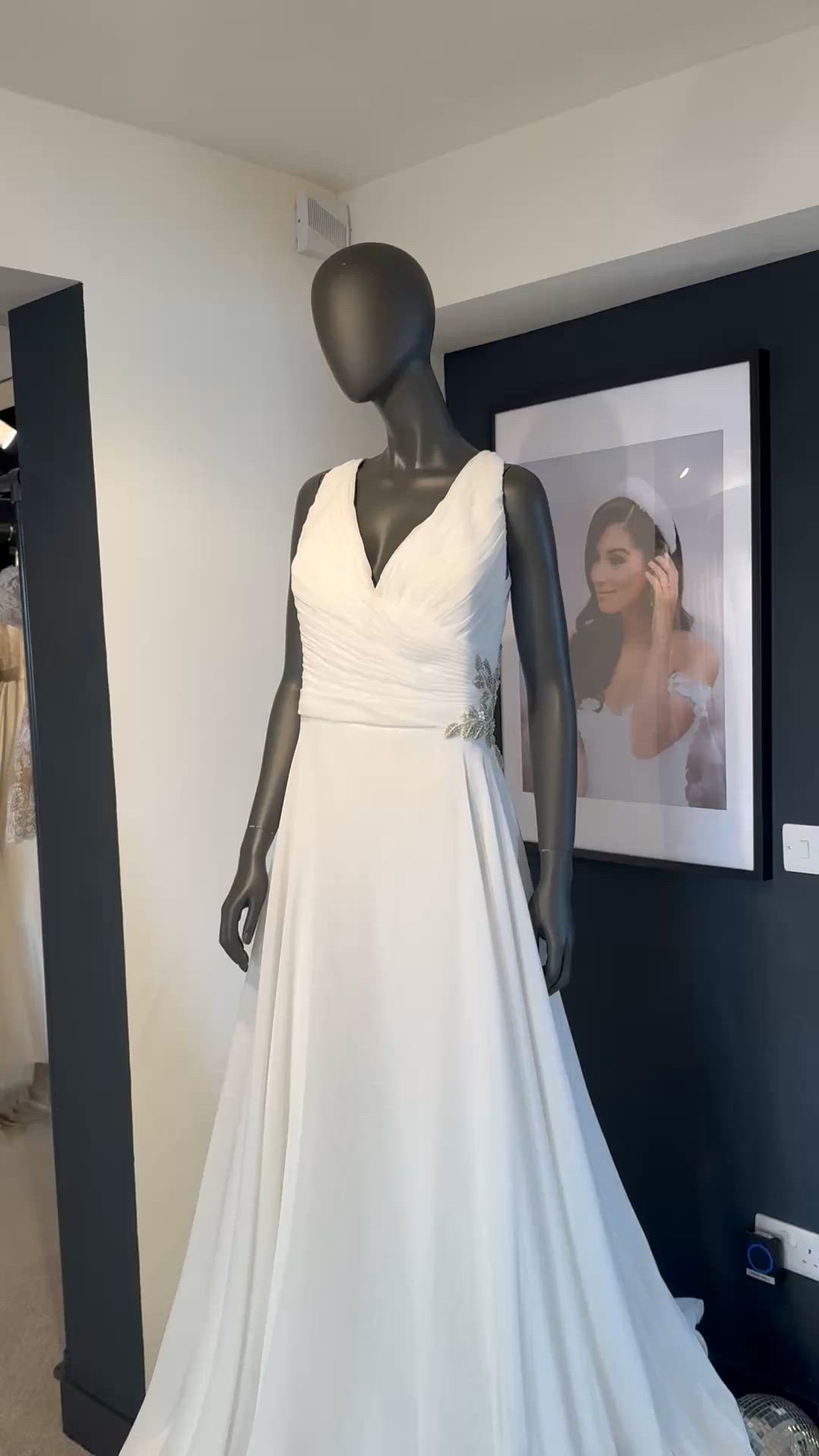 Justin Alexander, 8863PS Stunning Gown part of Huge Clearance Sale!